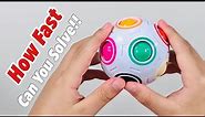 Magic Rainbow Ball 🌈 🌈 🌈 | How to Solve this Color Shift Fidget Ball