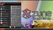 Microsoft's Zune Theme for Windows XP - Overview & Installation