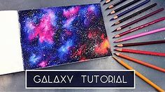 How to Draw a Galaxy | Coloured Pencil Tutorial