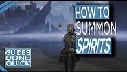 How To Summon Spirits In Elden Ring