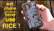 Dry Your Wet Water Damaged Phone ● I Found The Fastest Way ( Rice is the Worst ! )