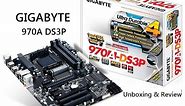 2015 GIGABYTE 970A DS3P Motherboard Unboxing Overview & Review
