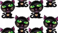 KatchOn, Scary Halloween Black Cat Balloons - Large 24 Inch, Pack of 8 | Halloween Balloons, Halloween Birthday Party Decor | Halloween Cat Balloons, Halloween Foil Balloons | Halloween Party Supplies