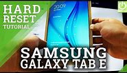 How to Hard Reset SAMSUNG Galaxy Tab E - Restore Tablet by Recovery Mode