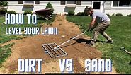 Leveling Your Lawn the Right Way