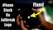 How to Fix iPhone Stuck at Jailbreak Logo | iPhone Stuck at Jailbreak logo | ios 16 ramdisk bypass