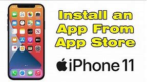 How to download and install an app on iPhone 11 from App Store