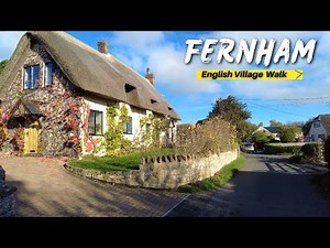 SMALL English Village WALK - only 75 Houses || English Countryside 4K