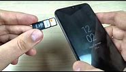 Cómo insertar tarjeta SIM en Samsung Galaxy A10, A20, A30, A40, A50 y A70
