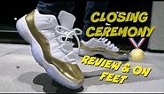 Jordan 11 Low Gold Metallic / Closing Ceremony Review & On Feet
