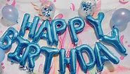 14th Birthday Decorations Party Supplies,14th Birthday Balloons Blue,Number 14 Mylar Balloon,Latex Balloons Decoration,Great Sweet 14th Birthday Gifts for Girls,Photo Props
