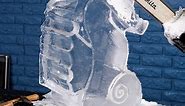 Mesmerizing ice carving