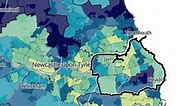 Most deprived areas of North East shown on interactive map