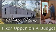 Mobile Home Makeover | Single Wide Remodel | Fixer Upper On A Budget