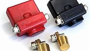 KnuKonceptz Ultimate Battery Terminal v2 Pair- Positive and Negative with Vertical Top Post Adapters