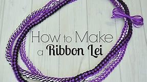 How to Make a Ribbon Lei