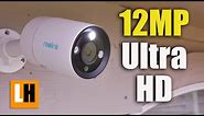Reolink RLC -1212A - 12MP IP PoE NVR Camera - Unboxing, Features, Install, Video Quality