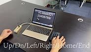 USB Numeric Keypad, Portable Mini Number Pad Keyboard for Laptop Desktop Computer PC - Black