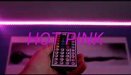 How to make HOT PINK on LED Light Strips! (Custom DIY Light Strip Colors #8)