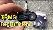 How to replace & register TMPS tire pressure monitoring system sensors on Toyota, Lexus, Scion cars
