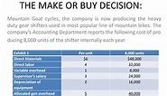 PPT - THE MAKE OR BUY DECISION: PowerPoint Presentation, free download - ID:2509357