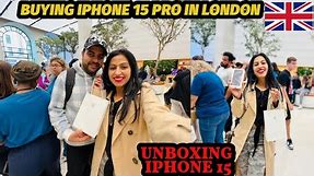 Buying iPhone 15 Pro in London - UNBOXING New Iphone 15 Pro / INDIA v/s UK Price @RichaSauravWorld