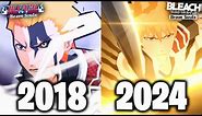 BLEACH: Brave Souls - True Shikai Ichigo 2018 vs 2024 Animations!