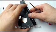 How to safely remove bezel / frontplate from dvd or blu-ray drive