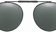 Visionaries Spring Clip on Sunglasses - Polarized Gray/Black