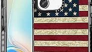 Ulirath for iPhone 12 Mini Case American Flag Designer Pattern Cover Cool Men Boys Bumper Protective Soft TPU Red Blue White Star USA Camo Phone Cases Clear with Design for iPhone 12Mini 5.4"