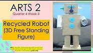 Arts 2: Recycled Robot (3D Figure) I Simple DIY