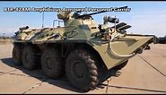 New BTR-82AM Amphibious Armoured Personnel Carrier (APC), Russia.