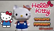 Hello Kitty Papercraft DIY Tutorial