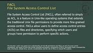FACL - File System Access Control List