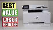 HP Color LaserJet Pro M283fdw Wireless All-in-One Laser Printer Review and Demonstration | Amazon