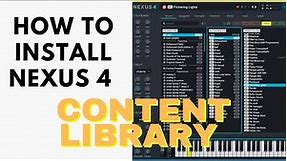 HOW TO INSTALL NEXUS 4 CONTENT LIBRARY