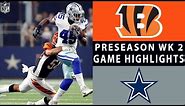 Bengals vs. Cowboys Highlights | NFL 2018 Preseason Week 2