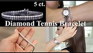 Costco Diamond 5 ct. Tennis Bracelet Review & Unboxing | $4,200