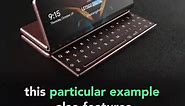 Wacky Samsung design details a dual-folding phone with sliding keyboard