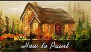 How to Paint a Cottage | Acrylic Painting Tutorial in Real Time