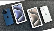 Natural Titanium Vs Blue Titanium iPhone 15 Pro Max Unboxing - Which Colour To Buy?
