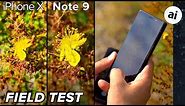 Note 9 vs iPhone X Camera Comparison - Field Test!