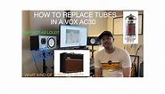 How to Replace Tubes in a VOX AC30. Also what is Tube Biasing? Mixing Preamp Tubes? And More..