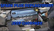 How to Replace spark plugs on 2017 Jeep Cherokee| NGK Iridium