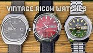 My Vintage Ricoh Watches - 70s Retro!!