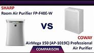 ✅ SHARP Room Air Purifier FP-F40E-W Vs Coway AirMega 150 AP-1019C Professional Air Purifier
