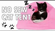 DIY No Sew Cat Tent from a T-Shirt and a Wire Hanger | T-shirt.ca