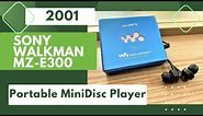 SONY Walkman MZ-E300 Portable MiniDisc Player