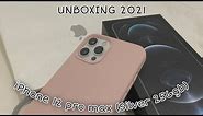 IPHONE 12 PRO MAX UNBOXING (SILVER 256GB) + SETTING UP | 2021
