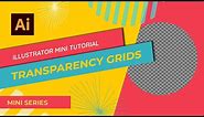 Illustrator Transparency grids - remove checkered background